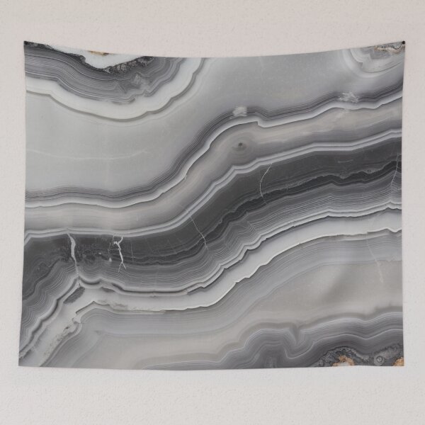 Item preview, Abstract Art Grey Beige Agate Design Nature Print  designed and sold by fluffstuffgifts.