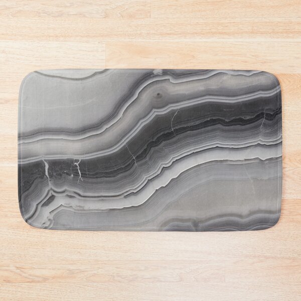 Item preview, Abstract Art Grey Beige Agate Design Nature Print  designed and sold by fluffstuffgifts.
