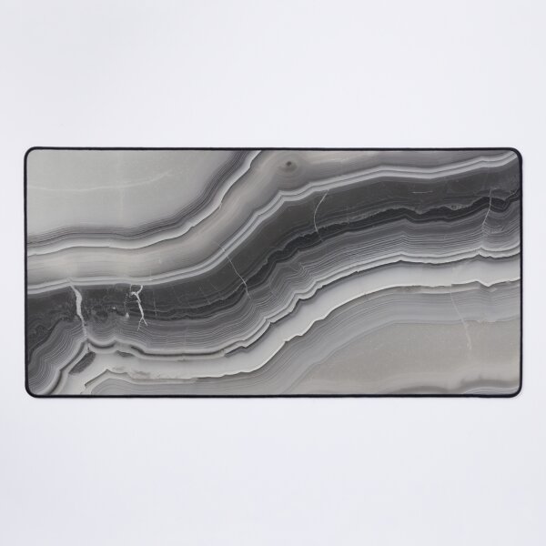 Item preview, Abstract Art Grey Beige Agate Design Nature Print  designed and sold by fluffstuffgifts.