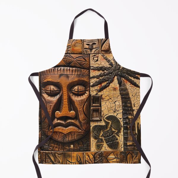 Item preview, Tonga Tapa Samoan Hawaiian Wood Carving Tribal Pattern designed and sold by GrinGalore.
