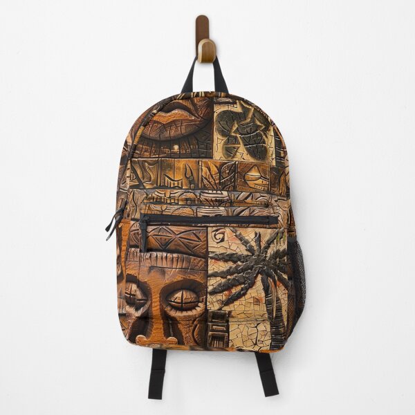 Item preview, Tonga Tapa Samoan Hawaiian Wood Carving Tribal Pattern designed and sold by GrinGalore.