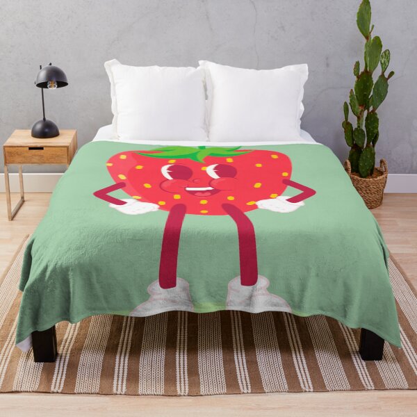 Item preview, Illustration Flat Strawberry Cute Character expression emotion collection set, minimal style, Raw materials fresh fruit, Mascot strawberry product designed and sold by Axel Christian.