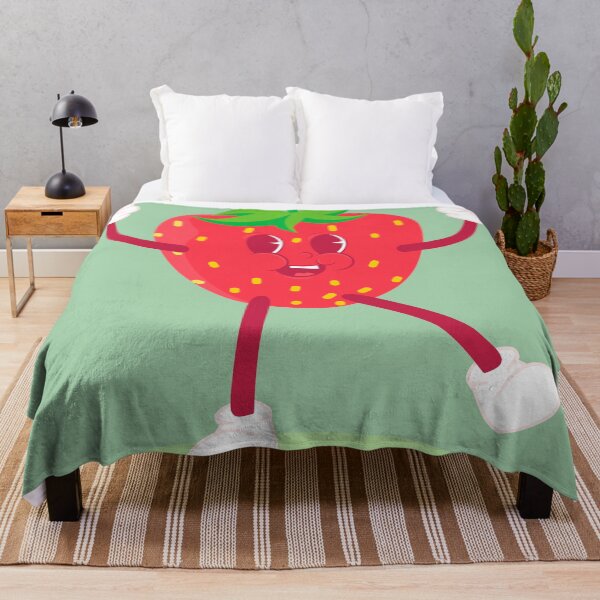 Item preview, Illustration Flat Strawberry Cute Character expression emotion collection set, minimal style, Raw materials fresh fruit, Mascot strawberry product designed and sold by Axel Christian.