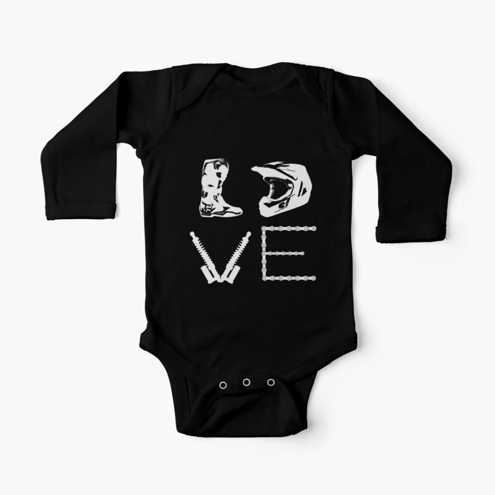 motocross baby onesie