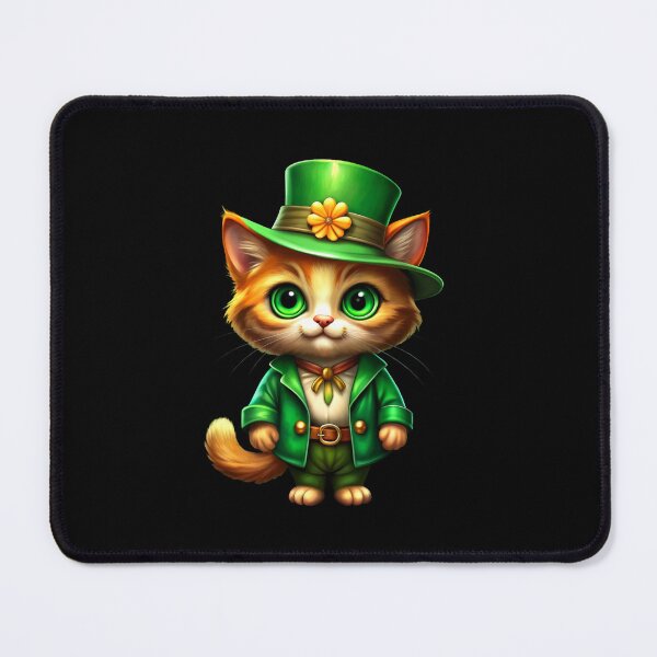 Item preview, Cat St Patricks Day Shamrock Irish Toddler designed and sold by BlueGoldArt.