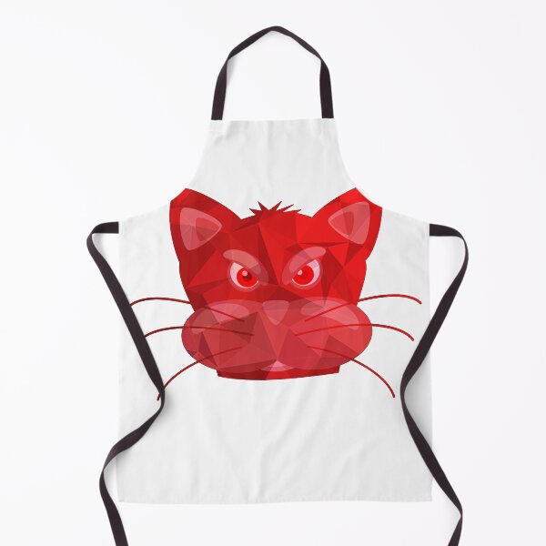 Item preview, red potrait cat designed and sold by Dhirendra Rajpurohit.