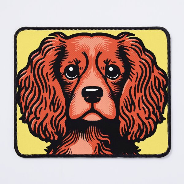 Item preview, RUBY  King Charles Cavalier Spaniel Pop Art designed and sold by FunnehGacha.