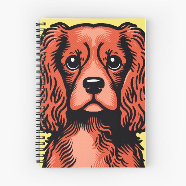 Item preview, RUBY  King Charles Cavalier Spaniel Pop Art designed and sold by FunnehGacha.