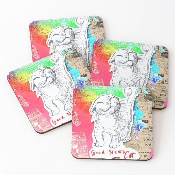 Item preview, Good News Cat (drawing by ACCI)  designed and sold by VanyssaGraphics.