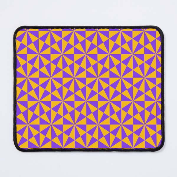 Item preview, Purple Orange Yellow Triangle Star Square Sunbeams Citrus Slice Autumn 1960s America Pattern designed and sold by PenguinForests.