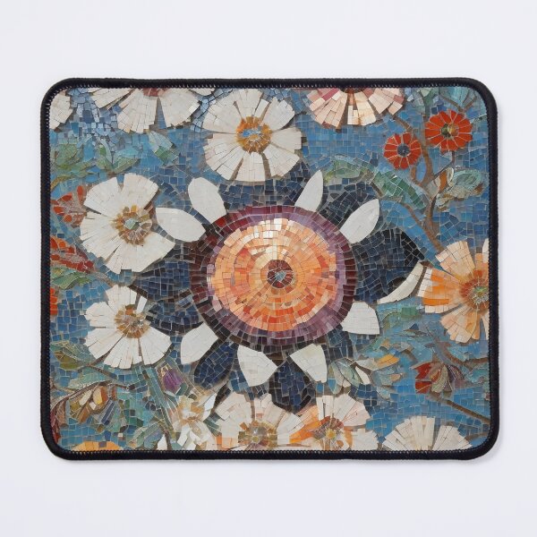Item preview, Modern Art with Floral Mosaic Influence designed and sold by Tamas Das.