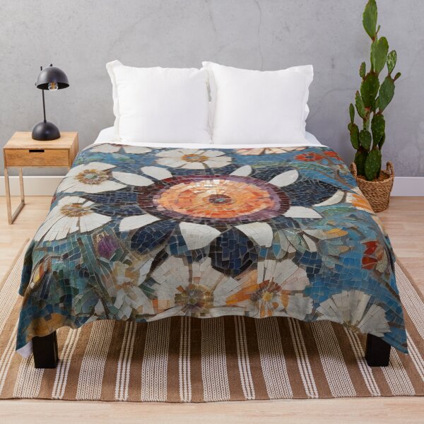Item preview, Modern Art with Floral Mosaic Influence designed and sold by Tamas Das.