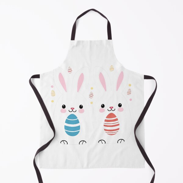 Item preview, Easy drawing of cute white rabbits and Easter eggs to celebrate Easter. designed and sold by mug&more station.