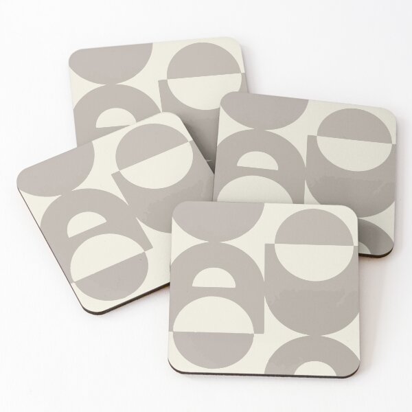 Item preview, Neutral Halftone Geometric Pattern XIV designed and sold by Sumaia Sharmin.