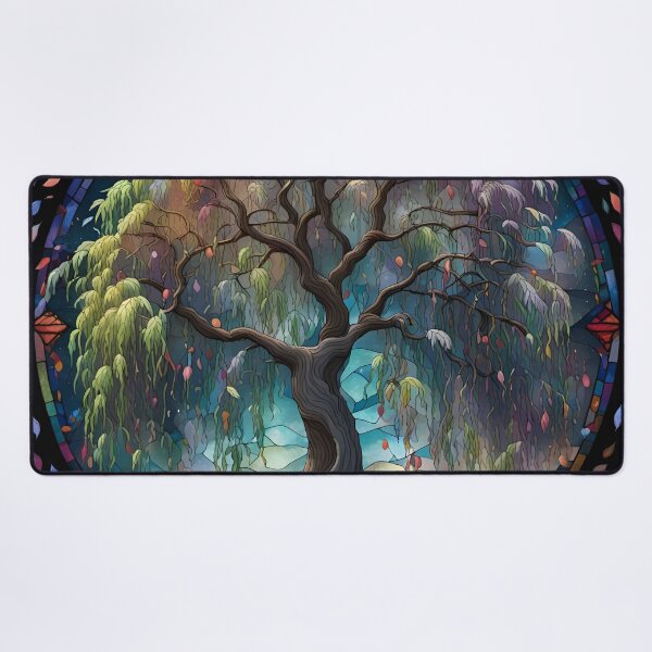 Item preview, Rainbow decor tree mosaic  designed and sold by WildflowersAI.