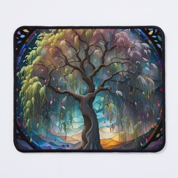 Item preview, Rainbow decor tree mosaic designed and sold by WildflowersAI.