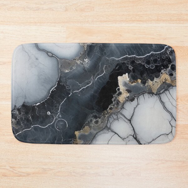 Item preview, Abstract Art Agate Stone Black Dark Grey Design designed and sold by fluffstuffgifts.