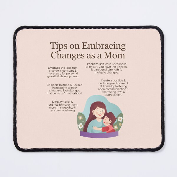 Item preview, Tips on Embracing Changes as a Mom designed and sold by TheFocusedShop.