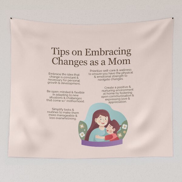 Item preview, Tips on Embracing Changes as a Mom designed and sold by TFHStore.