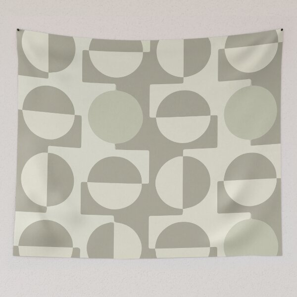 Item preview, Neutral Halftone Geometric Pattern XV designed and sold by Sumaia Sharmin.