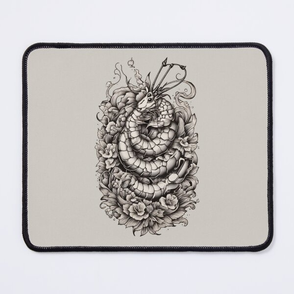 Item preview, Flash Shrimp Ink: Traditional Sailor Jerry Style Design designed and sold by Pixel Palette.