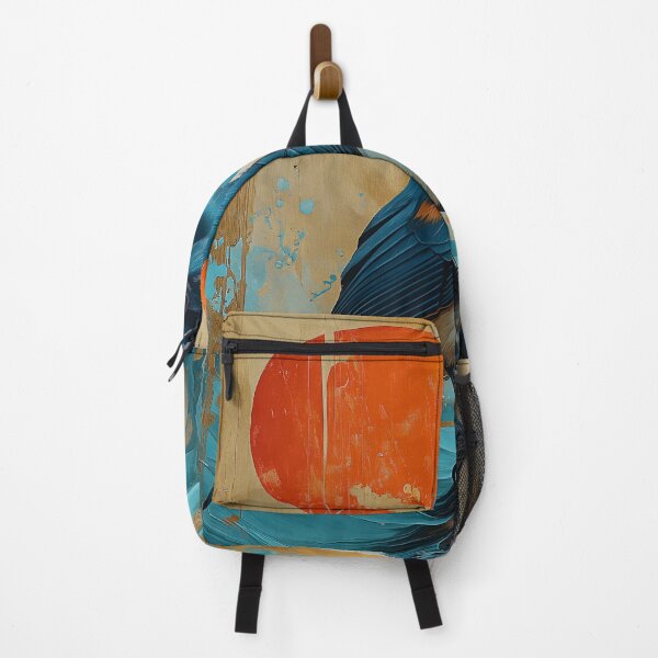 Item preview, Bluebird standing in turquoise water with a red sun designed and sold by Rockwpapart.
