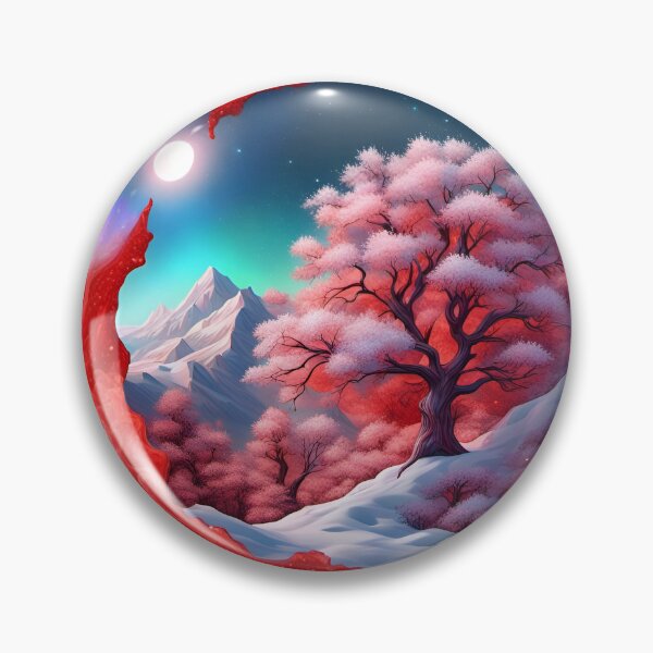 Item preview, Pink cherry blossom tree  designed and sold by WildflowersAI.