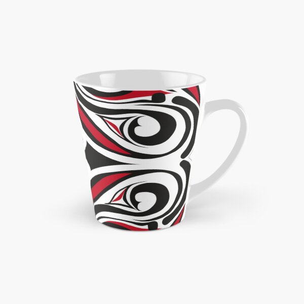 Item preview, Kowhaiwhai Miki (Black And Red) Pattern designed and sold by GrinGalore.