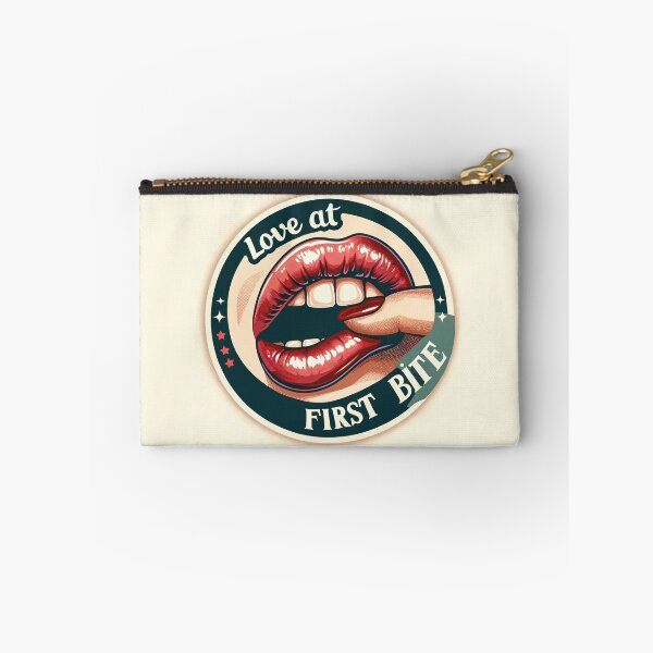 Item preview, Seductive Encounter: Love at First Bite Retro Badge designed and sold by SaiwaiMiyuki.