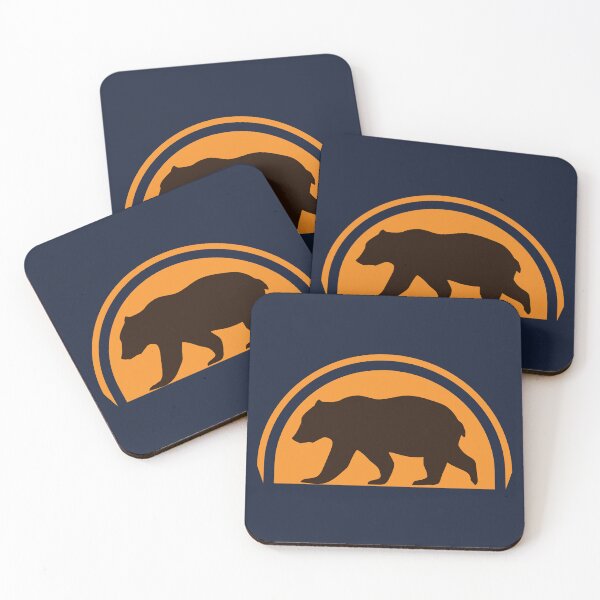 Item preview, Bear Walking In Orange Sunset designed and sold by justypun.