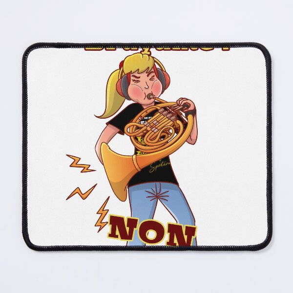 Item preview, Noisy ? No - Horn Player T-Shirt designed and sold by pyrotrombone.