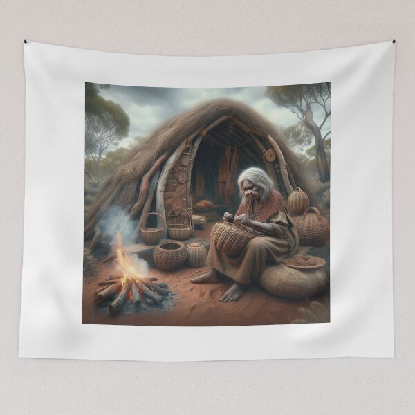Item preview, Guardian of Traditions: The Art of Basket Weaving by an Elder Aboriginal Woman designed and sold by Te-Ane.