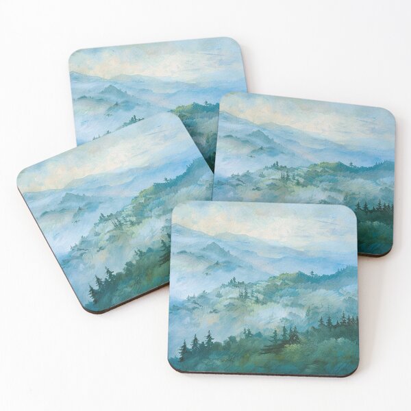Item preview, Mist Covered Mountains designed and sold by SallieIrma.