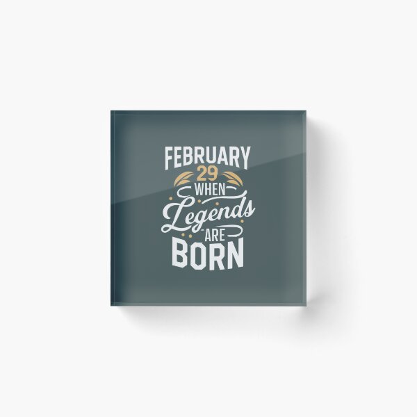 Item preview, February 29 Birthday Leap Year Cool  designed and sold by BlueGoldArt.