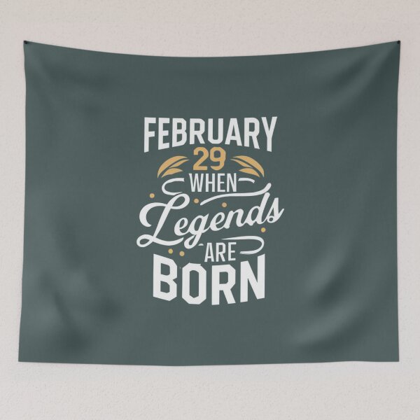 Item preview, February 29 Birthday Leap Year Cool  designed and sold by BlueGoldArt.