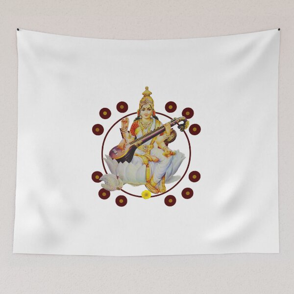 Item preview, Goddess Saraswati designed and sold by VeenaNair23.