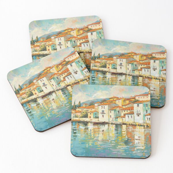 Item preview, Beautiful Riverside Town designed and sold by SallieIrma.