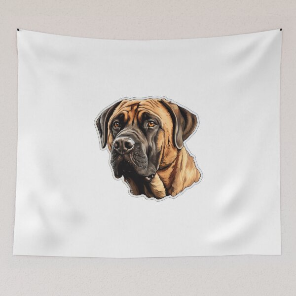 Item preview, Alentejo Mastiff Sticker  // Rafeiro do alentejo puppy // Cute portuguese mastiff designed and sold by SMARTKIT  DESIGNAGENCY.