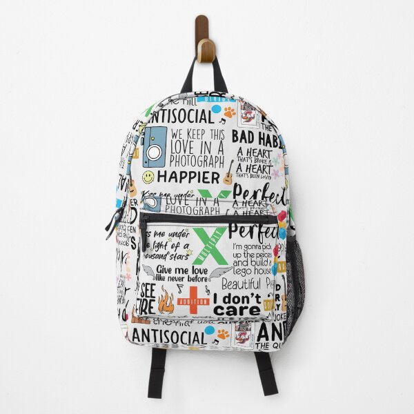 Vista previa del artículo con la obra «El cancionero de Ed», diseñado y vendido por Fanverse Merchandise.