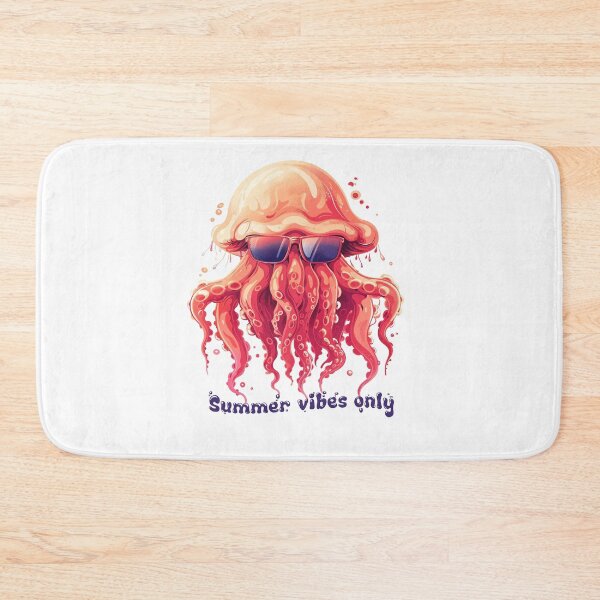 Item preview, Summer vibes only.  Sea ​​jellyfish in glasses designed and sold by Anastasiia Yurevych.