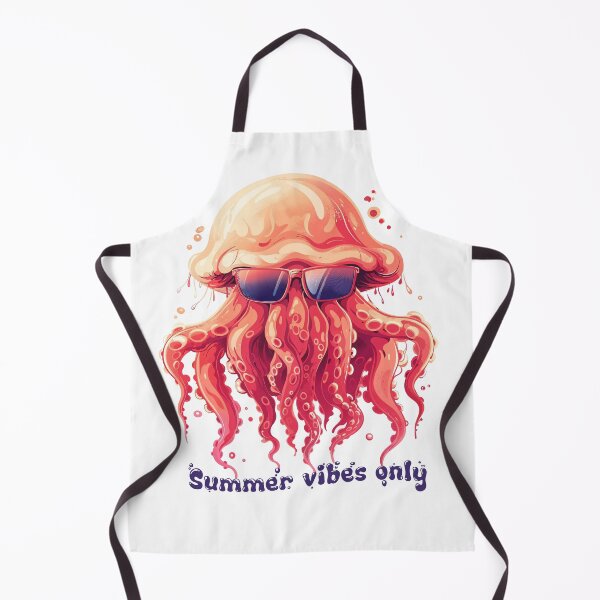 Item preview, Summer vibes only. Sea jellyfish in glasses designed and sold by Anastasiia Yurevych.