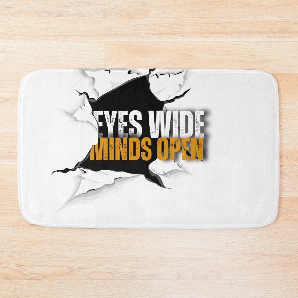 Item preview, Eyes Wide Minds Open Curiosity design designed and sold by CuriositySenses.