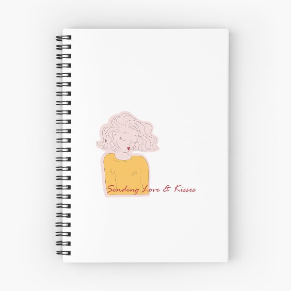 Item preview, Modern Girl Sending Love designed and sold by Monedesign.