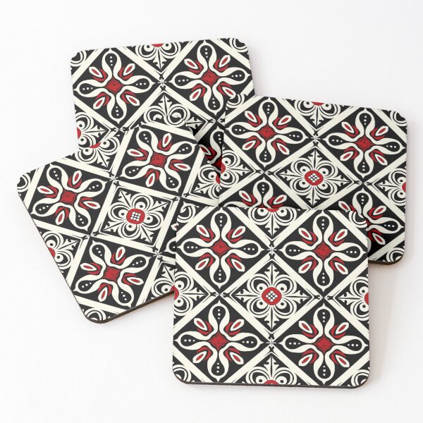 Item preview, Kowhaiwhai Miki (Tricolor) Pattern designed and sold by GrinGalore.