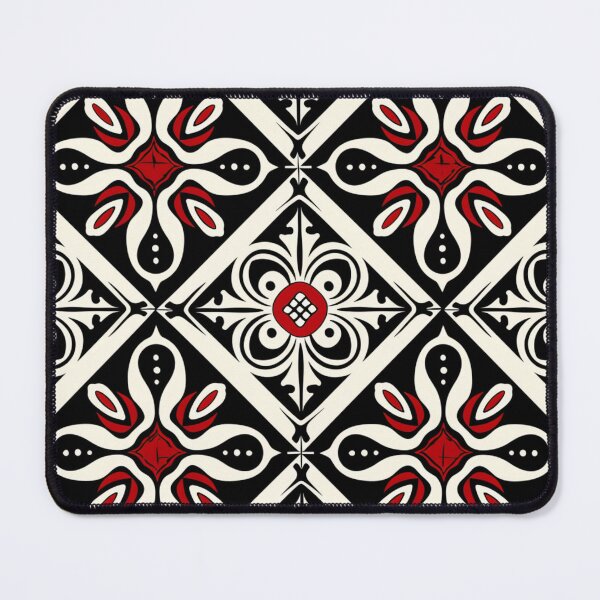 Item preview, Kowhaiwhai Miki (Tricolor) Pattern designed and sold by GrinGalore.