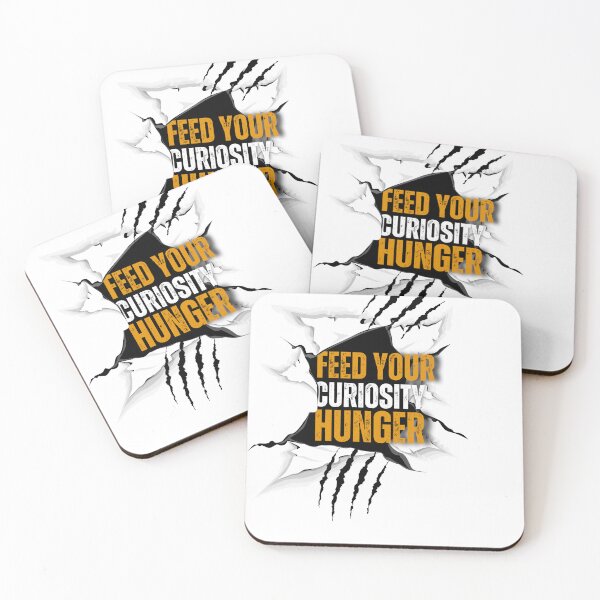 Item preview, Feed Your Curiosity Hunger Curiosity design designed and sold by CuriositySenses.