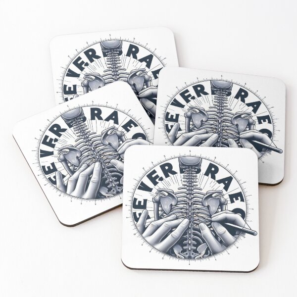 Item preview, vertebrae art sticker  designed and sold by RDYM.