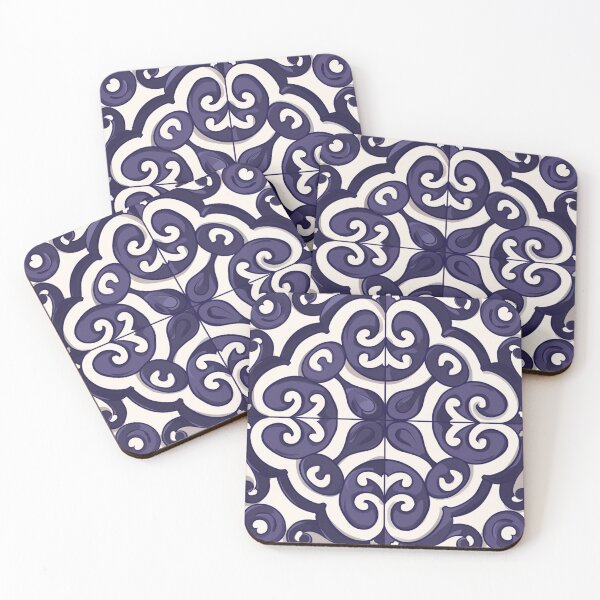 Item preview, Kowhaiwhai Miki (Light Pink And Purple) Pattern designed and sold by GrinGalore.