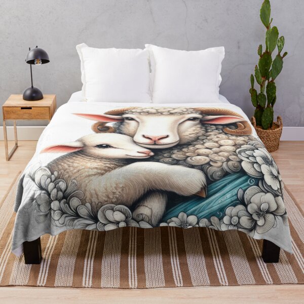 Artikelvorschau, Aufkleber „Mam Sheep“ zum Muttertag entworfen und verkauft von Expressions-Sel.