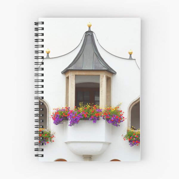 Item preview, Bay window with flowers at the town hall, old town, Kempten, Allgäu, Upper Swabia, Bavaria designed and sold by Torsten  Krüger.